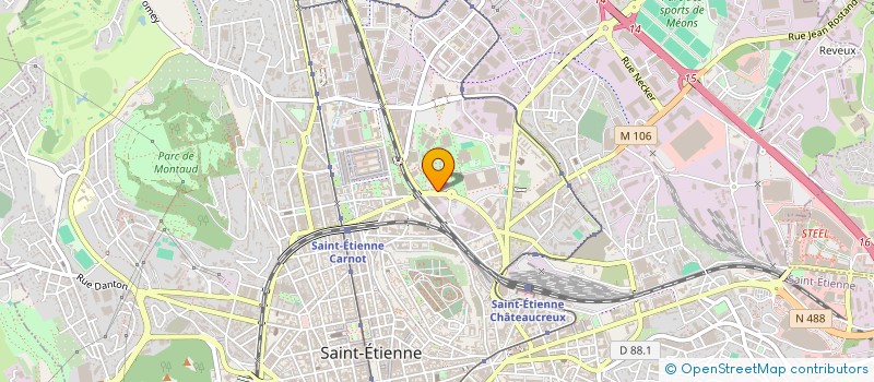 localisation de l'entreprise G 3 C  SAINT-ETIENNE