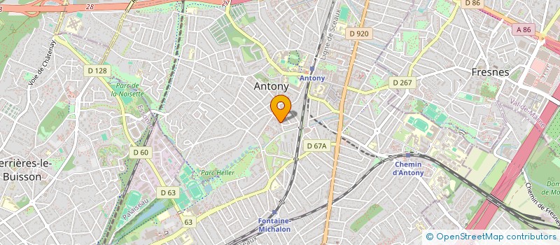 localisation de l'entreprise G.3.S EUROPE à ANTONY
