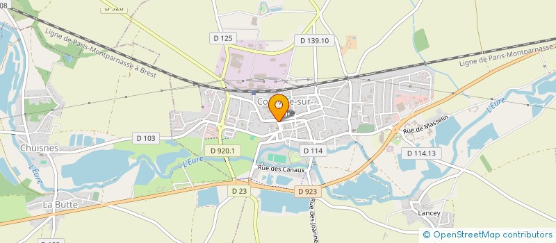 localisation de l'entreprise G 4 M L à COURVILLE-SUR-EURE