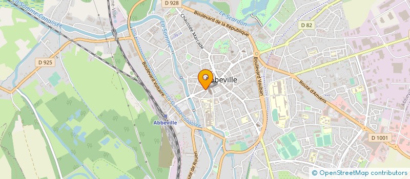 localisation de l'entreprise G à ABBEVILLE