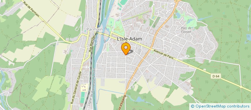 localisation de l'entreprise G 5 C PRESSEDIT à L'ISLE-ADAM