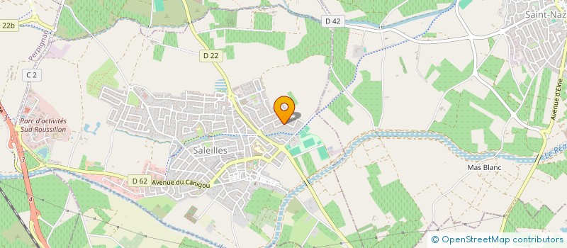 localisation de l'entreprise G 72  SALEILLES