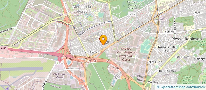 localisation de l'entreprise G 9.8 à CLAMART