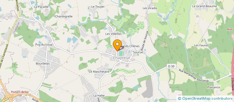 localisation de l'entreprise G.A.2 à CHAPTELAT
