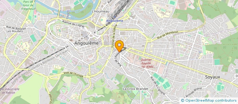 localisation de l'entreprise G.A.3P à ANGOULEME