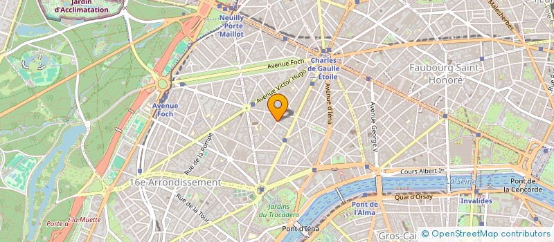 localisation de l'entreprise G.A.  PARIS