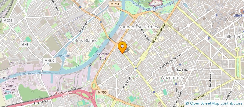 localisation de l'entreprise G.A.B. FRANCE à LILLE