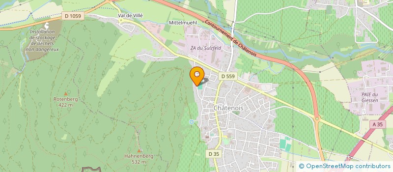 localisation de l'entreprise G.A.C.I.  CHATENOIS