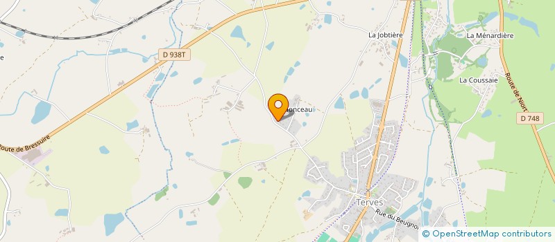 localisation de l'entreprise G.A.C.M.  BRESSUIRE