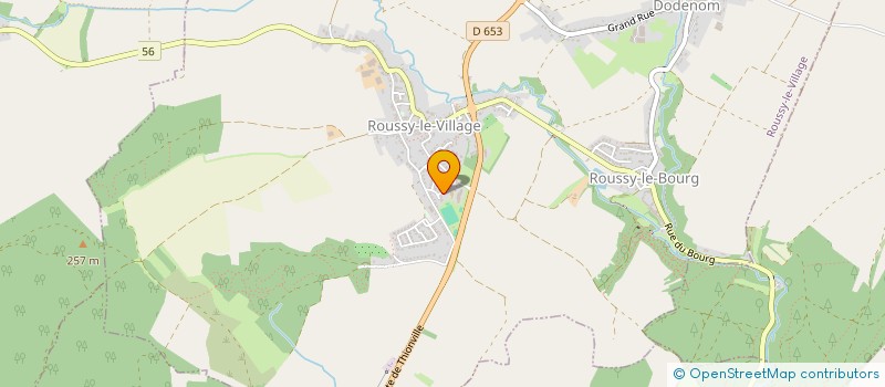 localisation de l'entreprise G.A CONCEPT  ROUSSY-LE-VILLAGE