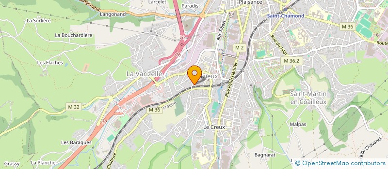 localisation de l'entreprise G.A. CONSEILS INGENIERIE SERVICES à SAINT-CHAMOND