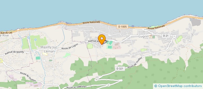 localisation de l'entreprise G A D  LUGRIN