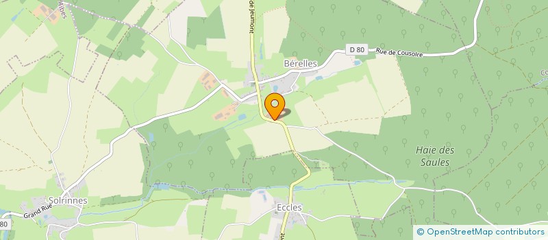 localisation de l'entreprise G.A.E.C. BLONDIAU  BERELLES