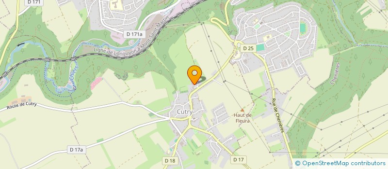 localisation de l'entreprise G.A.E.C. DE MATHELET  CUTRY