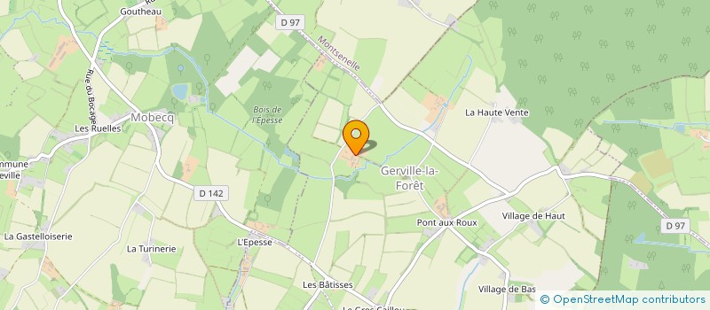 localisation de l'entreprise G.A.E.C. DEBREUILLY à VESLY