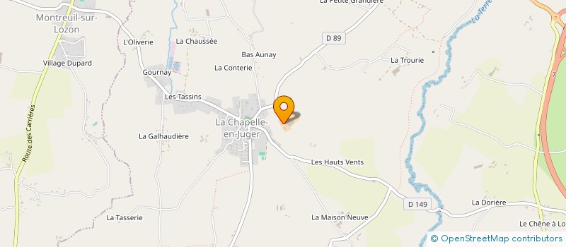 localisation de l'entreprise G.A.E.C. DUBOSCQ-LENGRONNE  THEREVAL