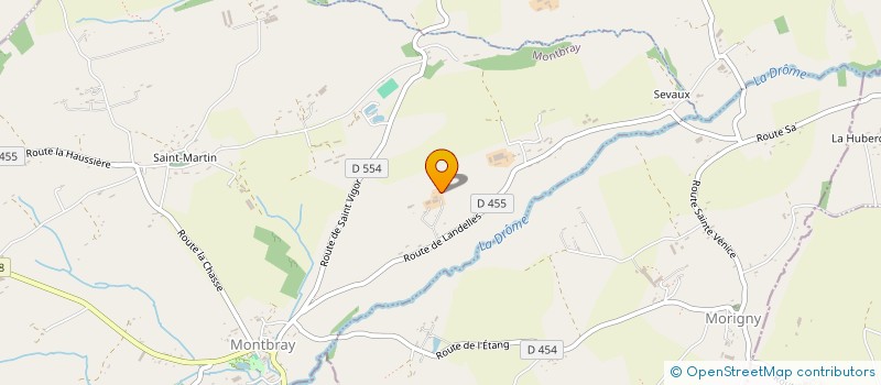 localisation de l'entreprise G.A.E.C. FONTAINE  MONTBRAY