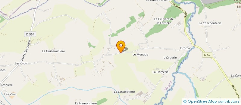 localisation de l'entreprise G.A.E.C. L-H à SAINT-VIGOR-DES-MONTS