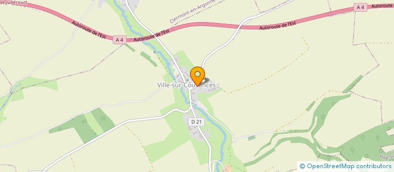 localisation de l'entreprise G.A.E.C. RECONNU DE VILLE à VILLE-SUR-COUSANCES