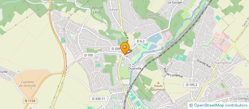 localisation de l'entreprise G.A.F. SOLUTIONS à LEVES