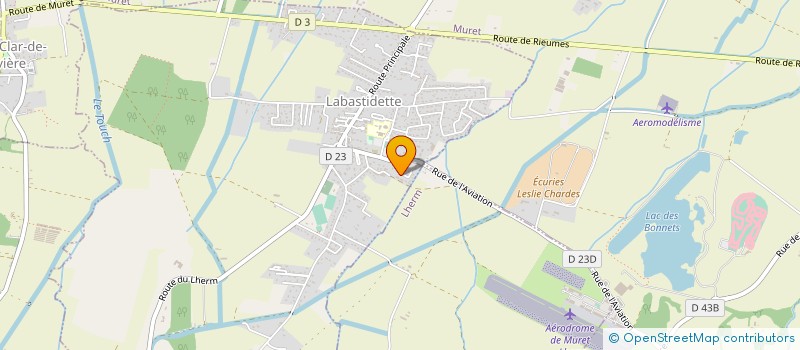 localisation de l'entreprise G & A FACADES  LAVERNOSE LACASSE