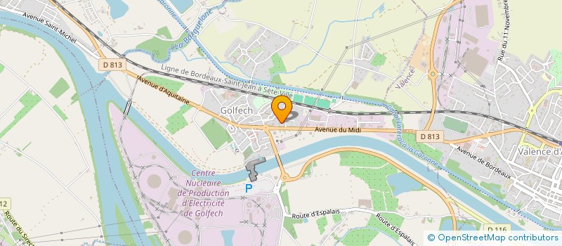 localisation de l'entreprise G&A FITNESS  GOLFECH