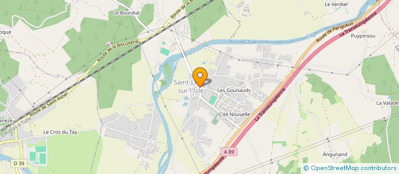 localisation de l'entreprise G.A.G. DISTRIBUTION à SAINT-ASTIER