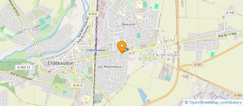 localisation de l'entreprise G.A.I.L IMMOBILIER à CHATEAUDUN