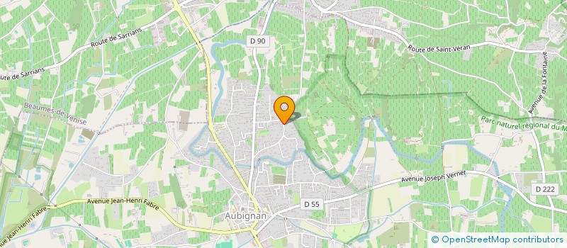 localisation de l'entreprise G.A.IMMO  AUBIGNAN