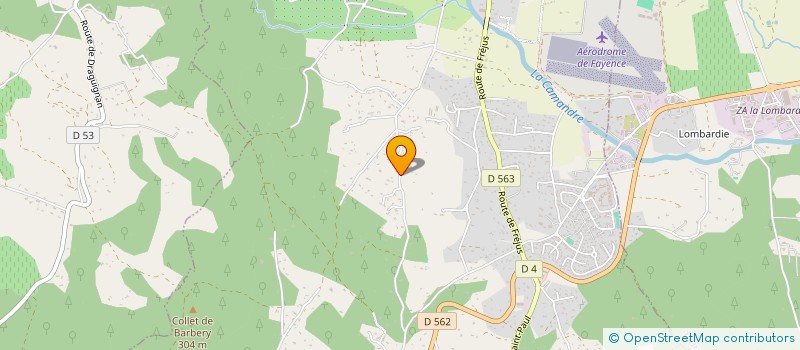 localisation de l'entreprise G.A. INVEST  FAYENCE