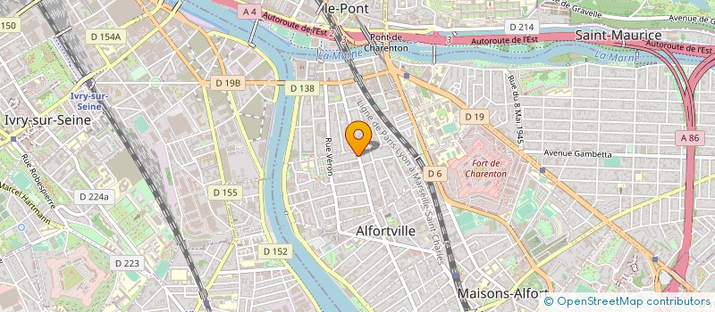 localisation de l'entreprise G A J à ALFORTVILLE