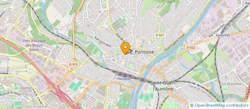 localisation de l'entreprise G.A.J  PONTOISE