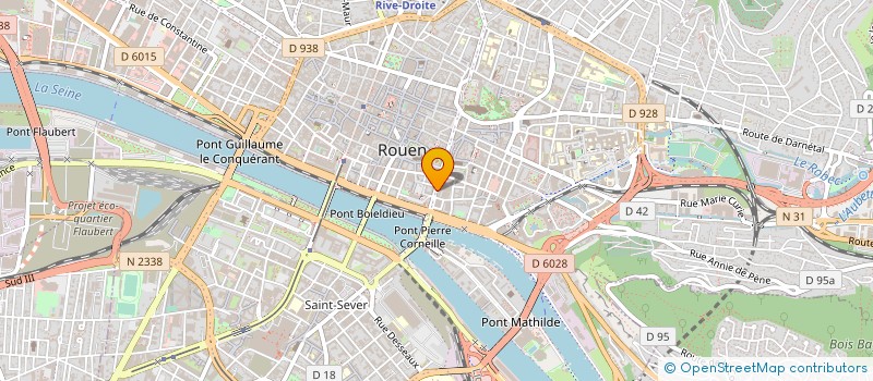 localisation de l'entreprise G.A.J AMENAGEMENT à ROUEN