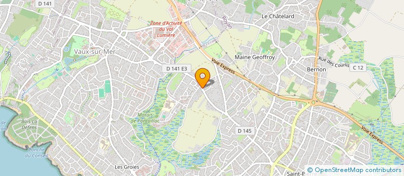 localisation de l'entreprise G.A.J.S  ROYAN