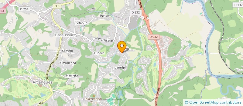 localisation de l'entreprise G.A.L.A  BASSUSSARRY