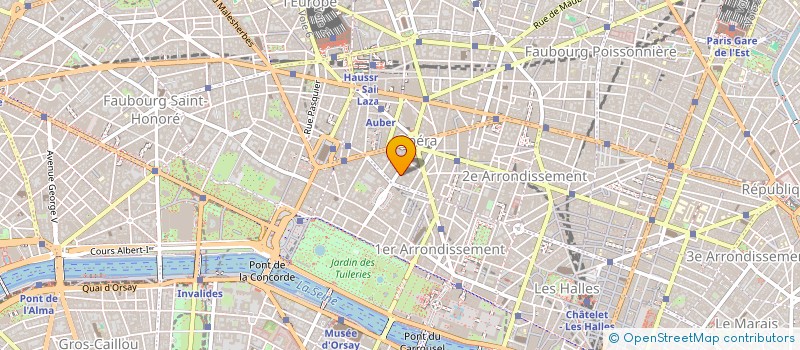 localisation de l'entreprise G.A.L.A. ET ASSOCIES  PARIS