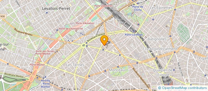 localisation de l'entreprise G.A.M.  PARIS