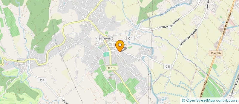 localisation de l'entreprise G.A.M.D. à PIERREVERT
