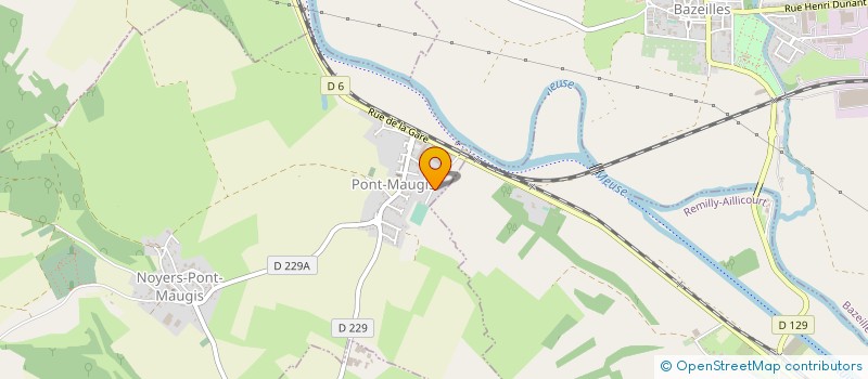 localisation de l'entreprise G.A.M. DISTRIBUTION à NOYERS-PONT-MAUGIS