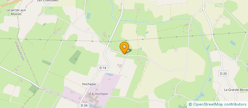 localisation de l'entreprise G.A.M. OUEST à SOUDAN