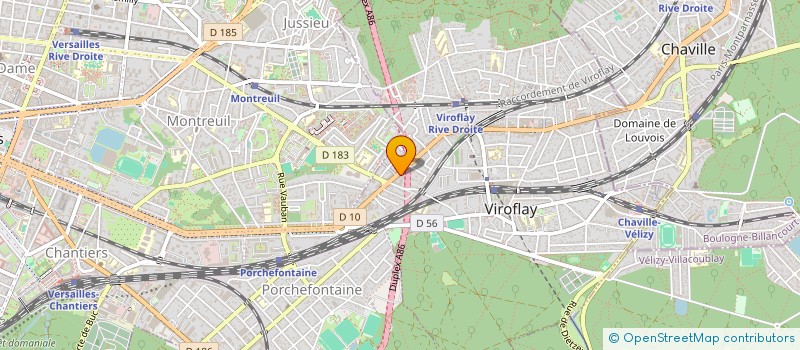 localisation de l'entreprise G.A.N  VIROFLAY