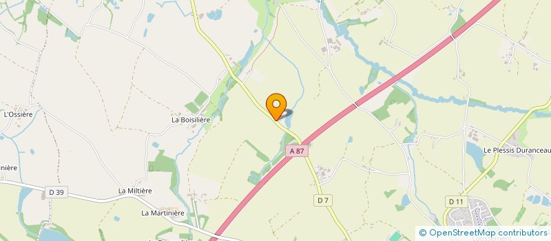 localisation de l'entreprise G.A.P.E à ESSARTS-EN-BOCAGE