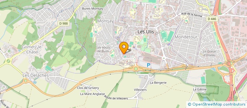 localisation de l'entreprise G.A.P.E DIAGNOSTIC à LES ULIS
