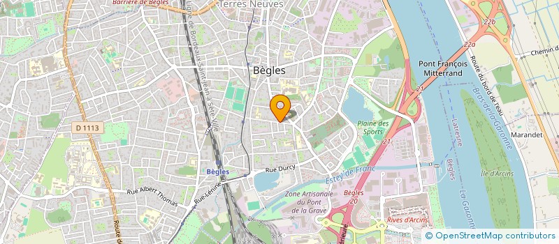 localisation de l'entreprise G&A PARTNERS  BEGLES