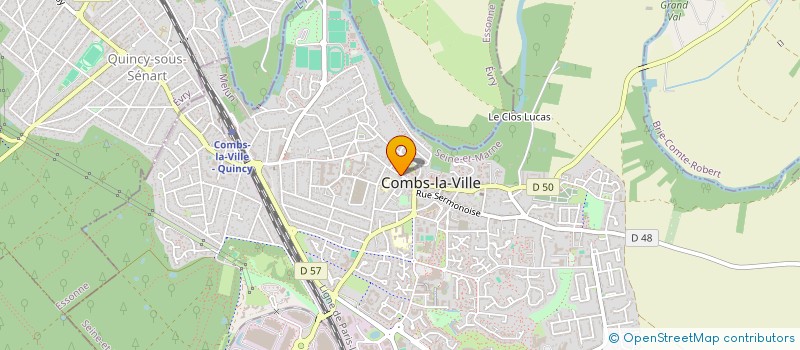 localisation de l'entreprise G.A. PRIMEURS à COMBS-LA-VILLE
