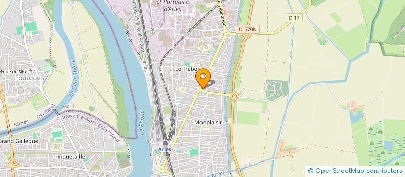 localisation de l'entreprise G A R à ARLES