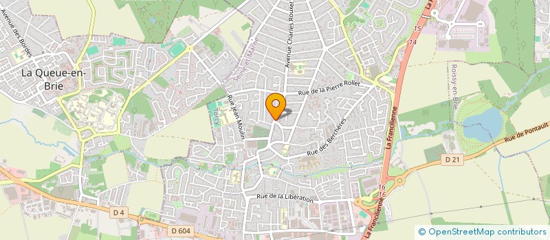 localisation de l'entreprise G.A.S. à PONTAULT-COMBAULT