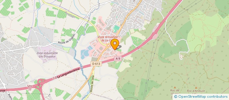 localisation de l'entreprise G.A.S.  GIGEAN