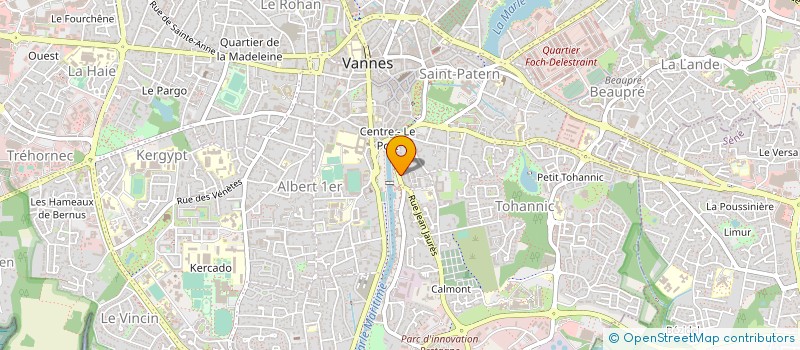 localisation de l'entreprise G.A.S.L. à VANNES