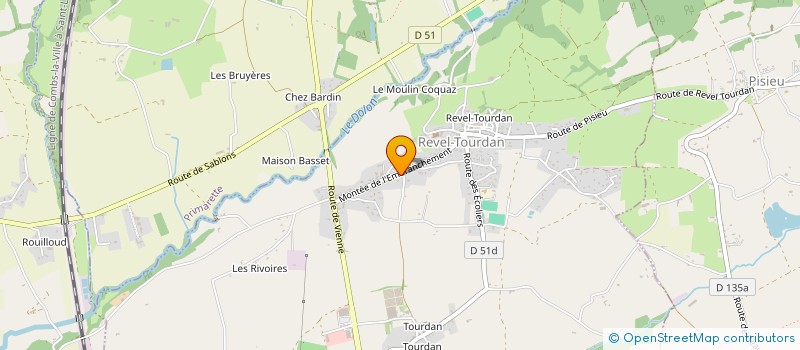 localisation de l'entreprise G.A.T.  REVEL-TOURDAN